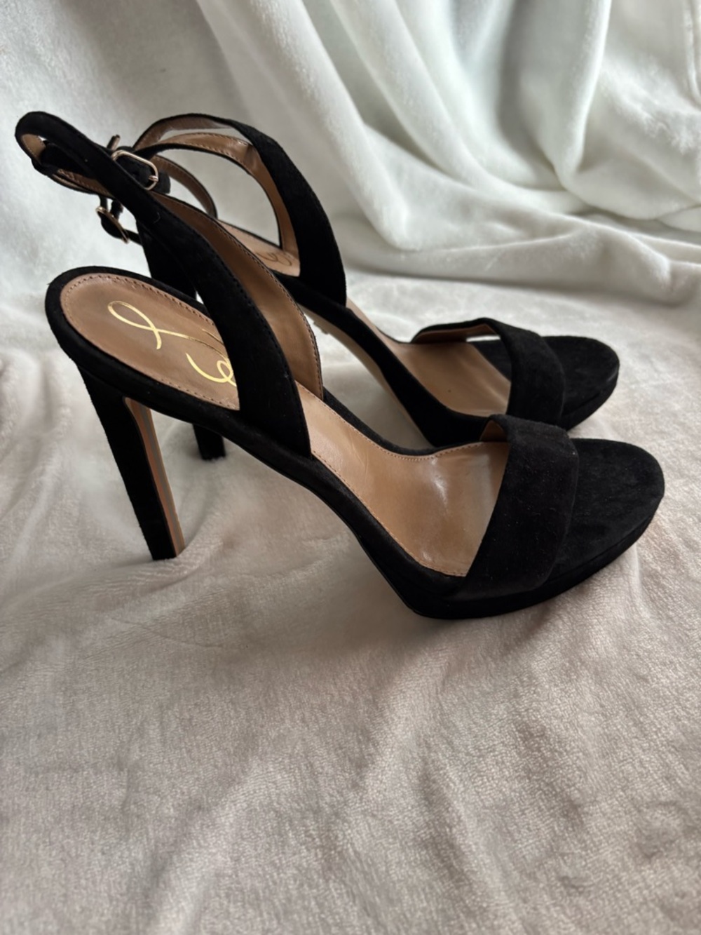 Sam Edelman Jade Strappy High Heel Sandals Black Size 10